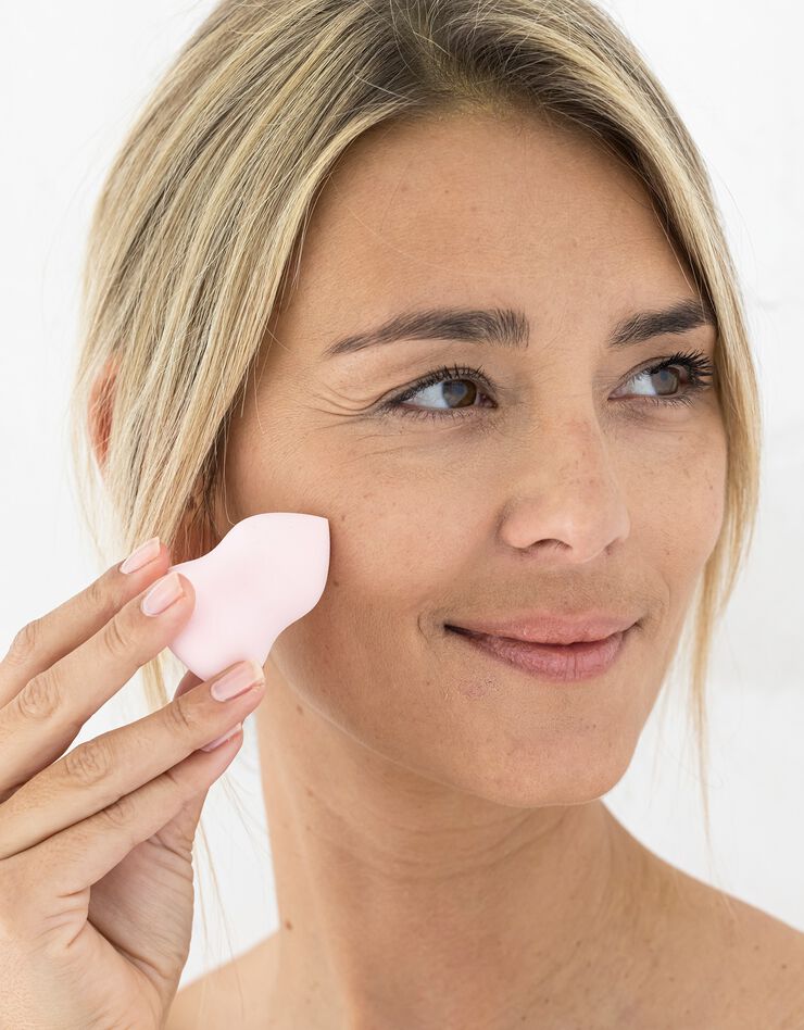 Eponge maquillage fond de teint (rose)