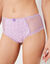 Culotte maxi dentelle coton imprimé Tropea - lot de 4 (corail + mauve)