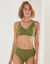 Soutien-gorge coton embo&icirc;tant sans armatures - lot de 2 (prune + kaki)