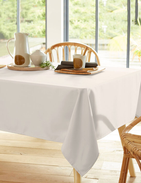 Nappe unie entretien facile (beige)