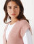 Gilet sans manches boutonné (bois de rose chiné)