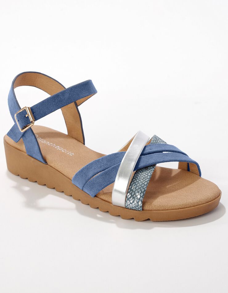 Sandales multibrides - bleu (bleu) Sandales multibrides - bleu (bleu)