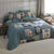 Linge de lit Chalet flanelle (eucalyptus)