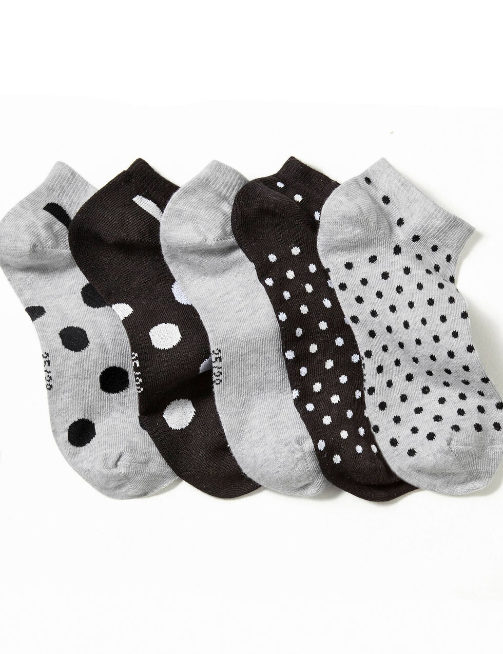 Lot De 5 Socquettes Gerbe Nymphea Taille M - Noires, Neuf Avec étiquettes, Polyamide/élasthanne