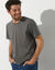 T-shirt col rond manches courtes (gris)
