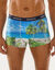Boxer imprimé microfibre stretch - lot de 2 (vert)
