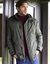 Parka imperméable doublée polaire à capuche (kaki)
