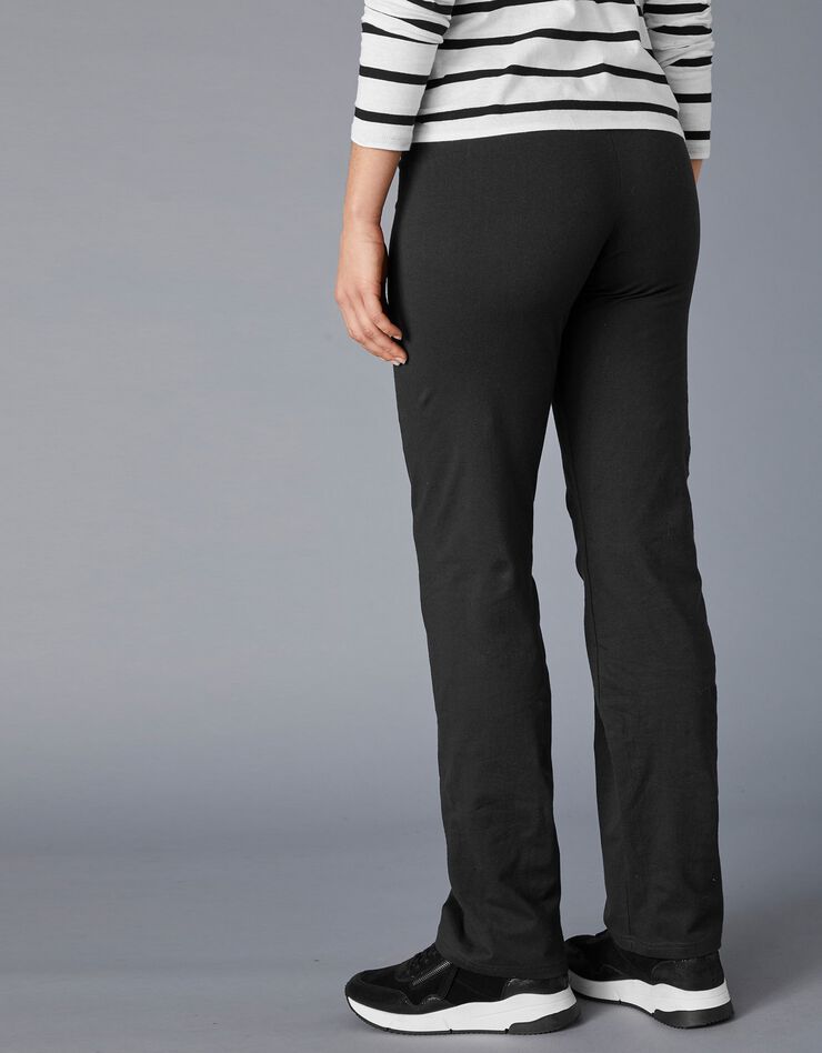 Pantalon droit en coton bio, éco-responsable (noir) Pantalon droit en coton bio, éco-responsable (noir)