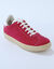 Baskets vintage croûte de cuir colorées (fuchsia)