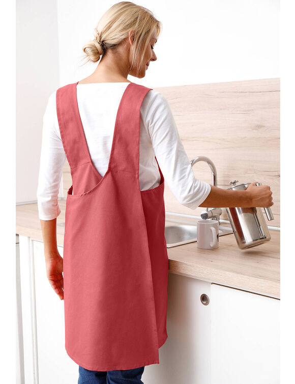 Tablier de cuisine japonais coton (terracotta)