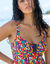 Haut de tankini évasé imprimé Toboki (multicolore)