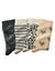 Chaussettes motifs léopard assortis - lot de 4 paires (gris / beige)