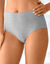 Culotte forme maxi coton stretch - Lot de 4 (gris chiné + noir)
