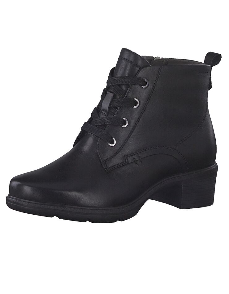 Bottines dessus cuir - largeur confort (noir) Bottines dessus cuir - largeur confort (noir)