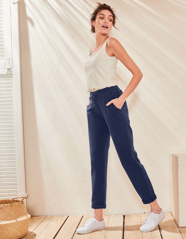 Joggpant taille élastiquée (marine) Joggpant taille élastiquée (marine)