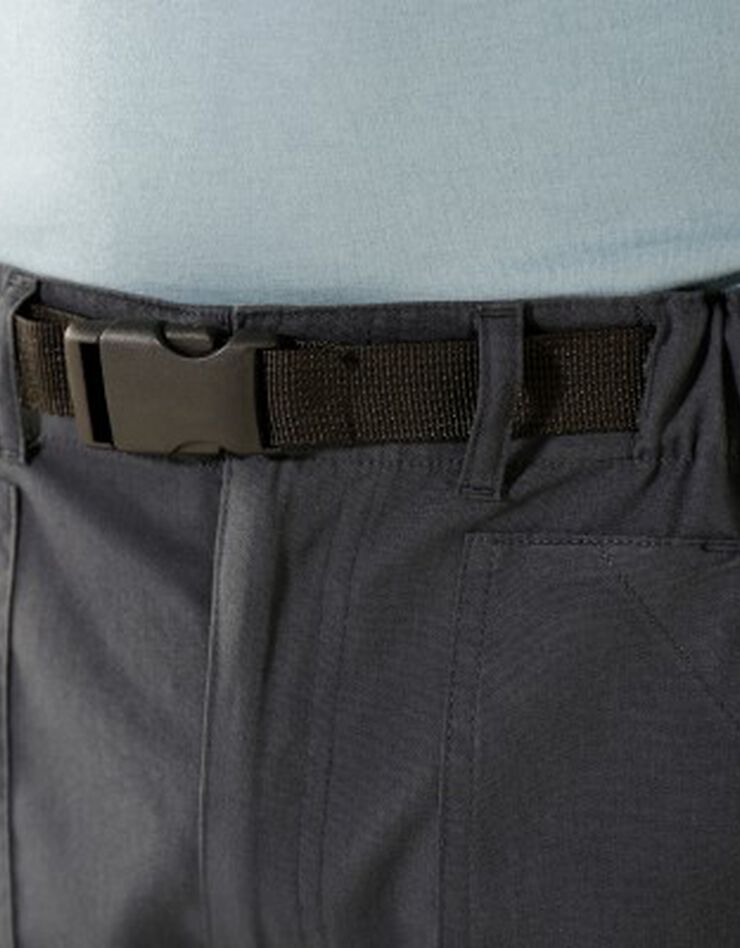 Bermuda + ceinture assortie (gris acier) Bermuda + ceinture assortie (gris acier)