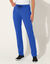 Pantalon maille fluide uni (bleu)
