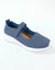 Babies souples ajourées (bleu jean)