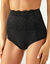 Culotte coton et dentelle taille super haute (noir)
