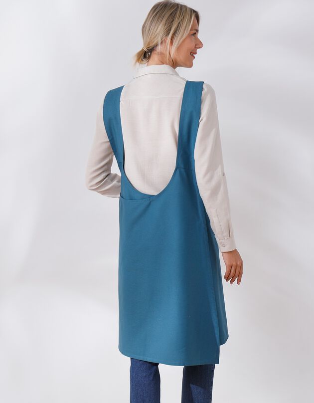Tablier de cuisine japonais coton (bleu)