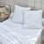 Linge de lit uni coton lavé  (écru)