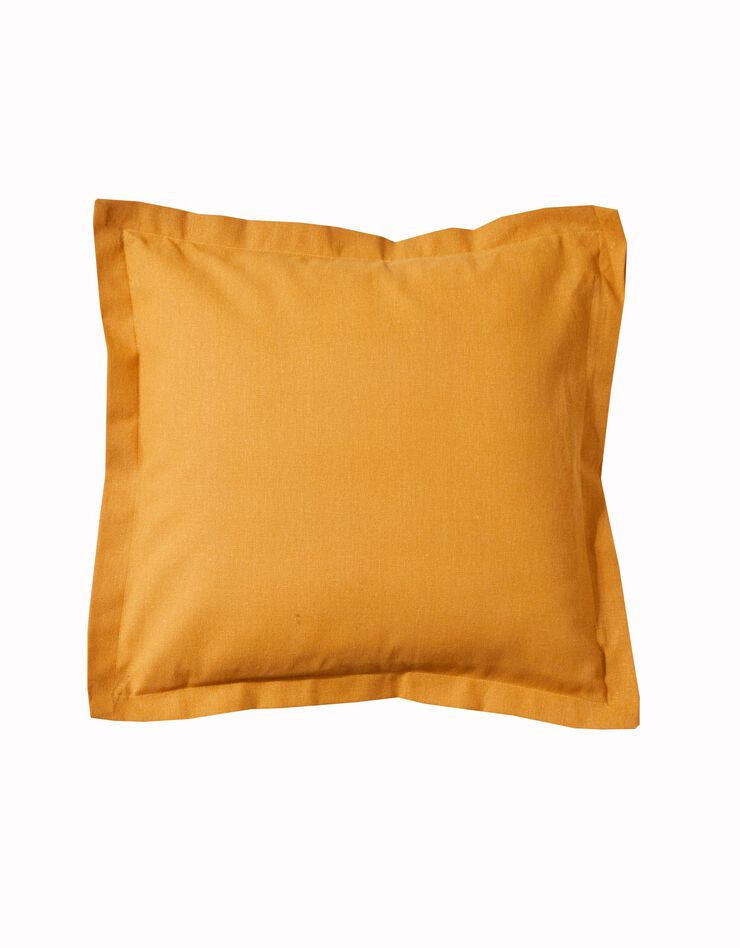 Housse de coussin rayée, collection Ninole - lot de 2 (jaune / blanc)