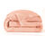 Couverture climatisante nid d'abeille 350 g/m² (rose poudré)