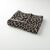 Collection serviettes de bain jacquard motif peau de léopard 450 g/m2 (beige / noir)