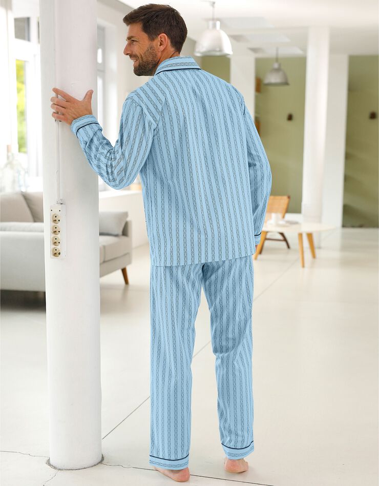 Pyjama - popeline coton (bleu) Pyjama - popeline coton (bleu)