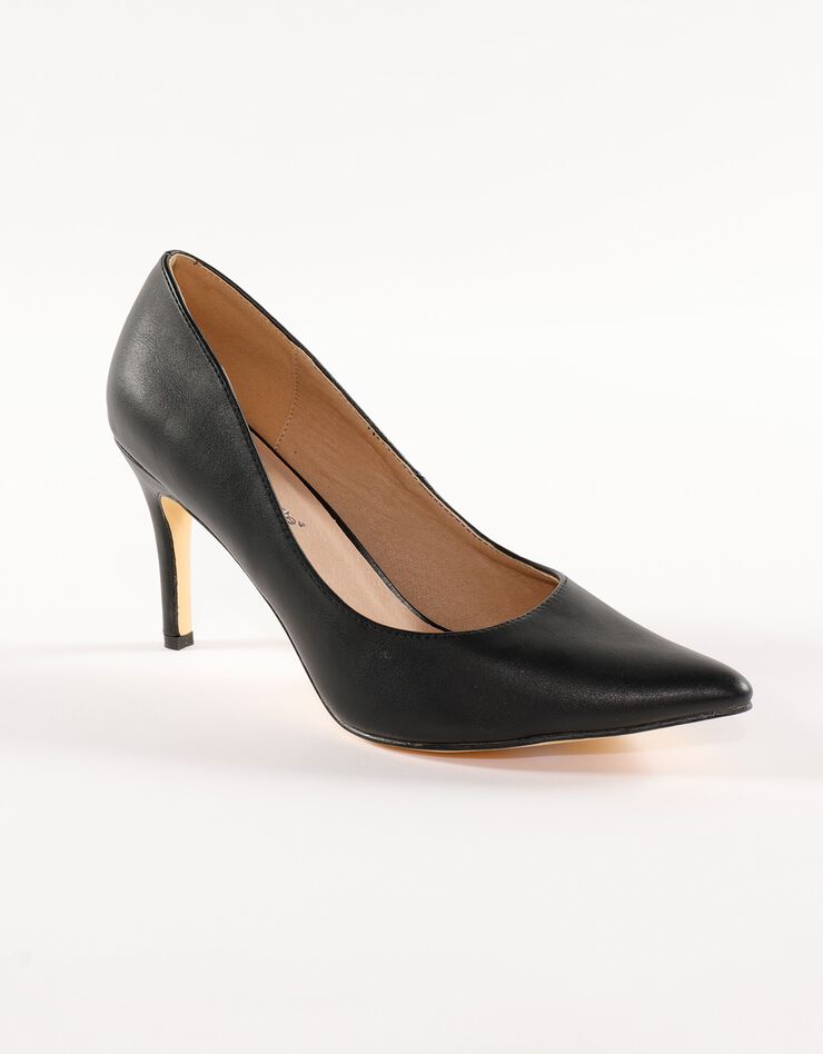 Escarpins noir première cuir (noir) Escarpins noir première cuir (noir)