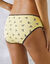 Culotte coton forme midi imprimé motifs "abeilles"assortis – Lot de 4  (noir / jaune)
