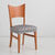 Housse assise de chaise "Valeria" (chocolat / blanc)