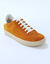 Baskets vintage croûte de cuir colorées (orange)