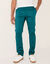 Pantalon chino élastiqué côtés - entrej. 82 cm (bleu pétrole)