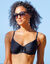 Haut de maillot de bain avec armatures Solaro - forme corbeille (noir)