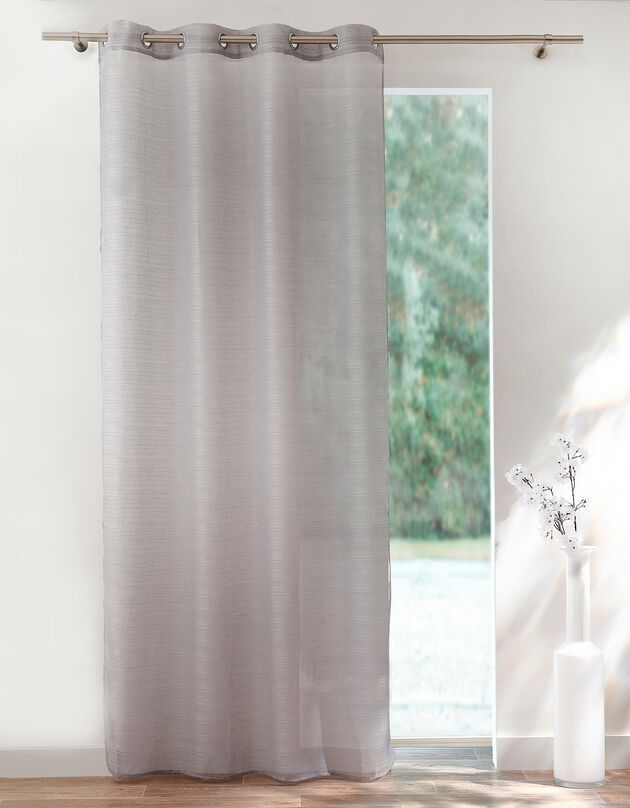 Panneau voile fines rayures (gris)