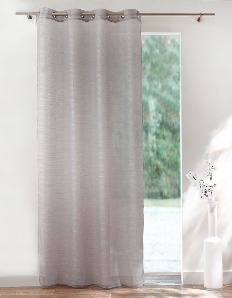 Panneau voile fines rayures (gris)