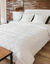 Couette lin et coton garnissage fibres recyclées 300g/m² (blanc)