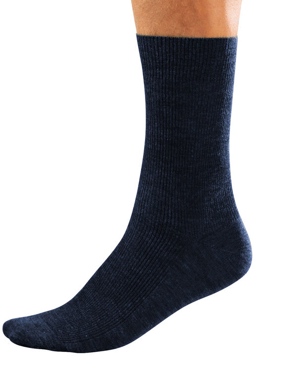 Mi-chaussettes sp&eacute;ciales circulation - lot de 2 paires (marine)