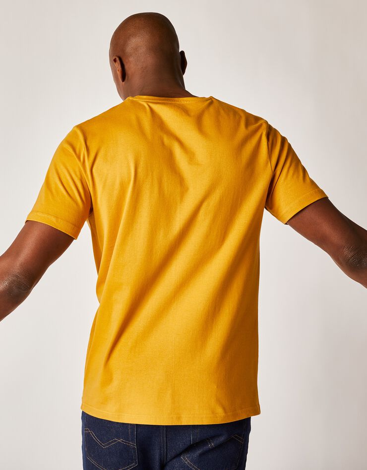 Tee-shirt imprimé manches courtes (jaune) Tee-shirt imprimé manches courtes (jaune)