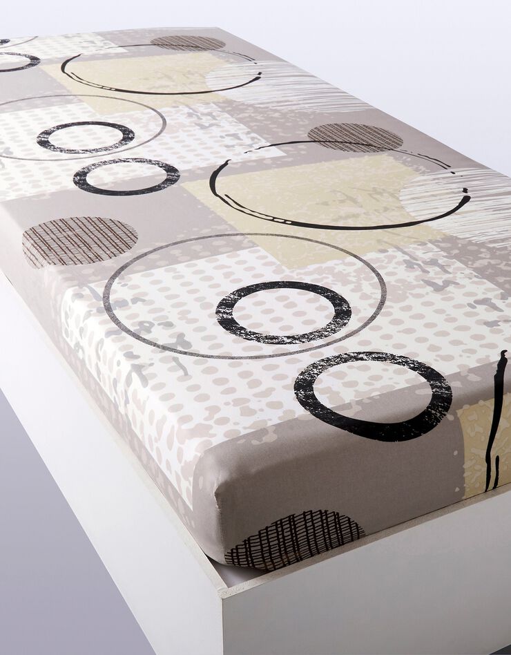 Linge de lit Diane - coton (taupe)