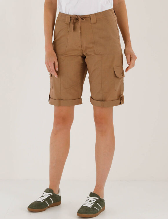 Bermuda battle, retroussable (noisette)