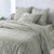 Linge de lit Jade - coton 57 fils/cm&sup2; (kaki clair)