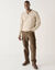 Pantalon cargo velours fines côtes élastiqué côtés - entrej. 82 cm (taupe)