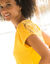T-shirt uni macramé (jaune)