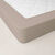 Drap-housse uni percale bonnets 40 cm (grège)