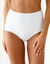 Culotte coton stretch côtes plates forme maxi (blanc + noir)