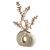 Vase forme organique - haut. 18 cm (grège)