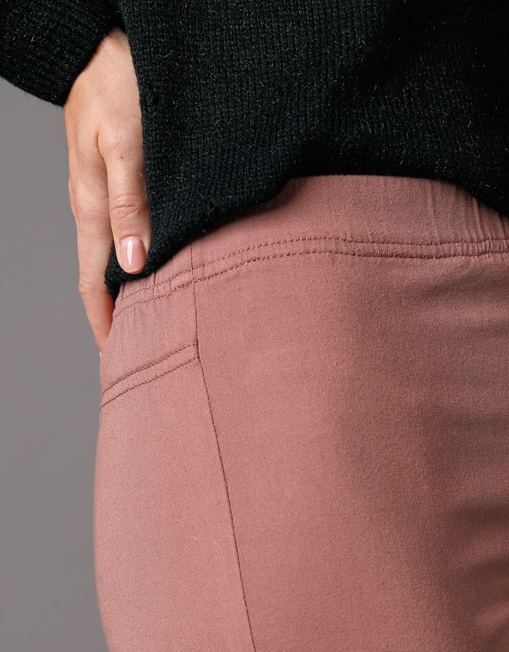 Pantalon sculptant effet ventre plat taille élastiquée (praline) Pantalon sculptant effet ventre plat taille élastiquée (praline)