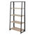 Etagère pliable STOCKIES style industriel - 4 niveaux (naturel)